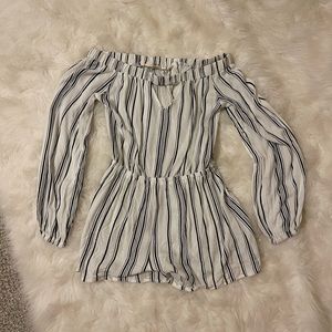 L. A. Hearts Striped Rhomper XS